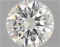 0.50 Carats, Round with Excellent Cut, H Color, VVS2 Clarity and Certified by GIA