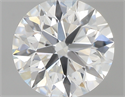 0.76 Carats, Round with Excellent Cut, G Color, VS2 Clarity and Certified by GIA