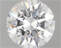 0.50 Carats, Round with Excellent Cut, E Color, VVS1 Clarity and Certified by GIA