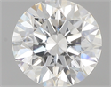 0.52 Carats, Round with Excellent Cut, F Color, VVS1 Clarity and Certified by GIA