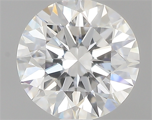 Picture of 0.52 Carats, Round with Excellent Cut, F Color, VVS1 Clarity and Certified by GIA