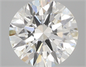 0.50 Carats, Round with Excellent Cut, I Color, VVS1 Clarity and Certified by GIA