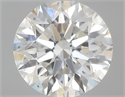 0.81 Carats, Round with Excellent Cut, H Color, VS2 Clarity and Certified by GIA