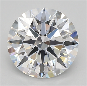 Foto Del inventario de diamantes de laboratorio, 2.11 quilates, Redondo , Color D, claridad vvs2 y certificado IGI de