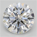 Del inventario de diamantes de laboratorio, 2.04 quilates, Redondo , Color E, claridad vs2 y certificado IGI