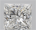 0.83 Carats, Princess G Color, VS1 Clarity and Certified by GIA