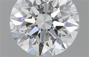 Picture of 0.90 Carats, Round with Excellent Cut, F Color, SI1 Clarity and Certified by GIA