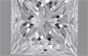 0.62 Carats, Princess D Color, VVS1 Clarity and Certified by GIA