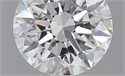 1.06 Carats, Round with Excellent Cut, D Color, VS2 Clarity and Certified by GIA