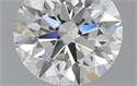 1.23 Carats, Round with Excellent Cut, I Color, VS2 Clarity and Certified by GIA