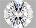 Lab Created Diamond 2.30 Carats, Round with ideal Cut, D Color, vvs2 Clarity and Certified by IGI