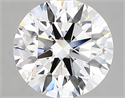 Del inventario de diamantes de laboratorio, 2.14 quilates, Redondo , Color D, claridad vs1 y certificado IGI