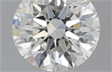 3.01 Carats, Round with Excellent Cut, J Color, SI1 Clarity and Certified by GIA