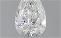 0.81 Carats, Pear H Color, SI1 Clarity and Certified by GIA