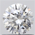0.51 Carats, Round with Excellent Cut, D Color, VS1 Clarity and Certified by GIA