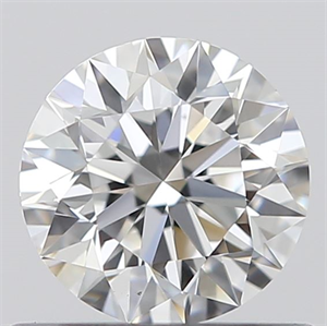 Picture of 0.52 Carats, Round with Excellent Cut, E Color, IF Clarity and Certified by GIA
