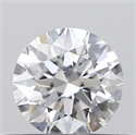 0.40 Carats, Round with Very Good Cut, D Color, VS2 Clarity and Certified by GIA