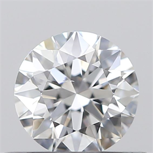 Picture of 0.40 Carats, Round with Very Good Cut, D Color, VS2 Clarity and Certified by GIA