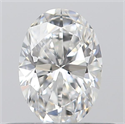 0.40 Carats, Oval E Color, VVS1 Clarity and Certified by GIA
