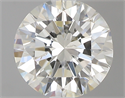 0.70 Carats, Round with Very Good Cut, K Color, SI1 Clarity and Certified by GIA