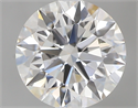 0.74 Carats, Round with Excellent Cut, E Color, VS2 Clarity and Certified by GIA