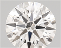 Lab Created Diamond 1.82 Carats, Round with ideal Cut, D Color, vvs1 Clarity and Certified by IGI