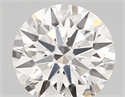 Lab Created Diamond 1.60 Carats, Round with ideal Cut, D Color, vvs2 Clarity and Certified by IGI