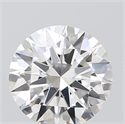 0.52 Carats, Round with Excellent Cut, D Color, IF Clarity and Certified by GIA