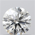 0.53 Carats, Round with Excellent Cut, H Color, SI2 Clarity and Certified by GIA