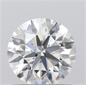 0.78 Carats, Round with Excellent Cut, D Color, VVS1 Clarity and Certified by GIA