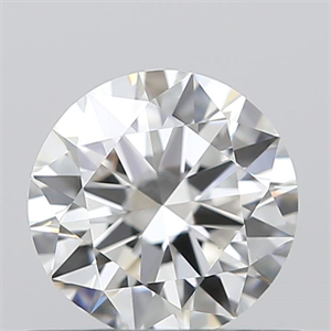Picture of 0.50 Carats, Round with Excellent Cut, G Color, VVS1 Clarity and Certified by GIA