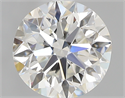 1.01 Carats, Round with Very Good Cut, I Color, VVS1 Clarity and Certified by GIA