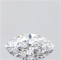 0.50 Carats, Marquise D Color, VVS1 Clarity and Certified by GIA