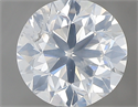 1.01 Carats, Round with Very Good Cut, F Color, I1 Clarity and Certified by GIA