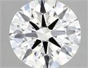 Lab Created Diamond 2.25 Carats, Round with ideal Cut, E Color, vvs2 Clarity and Certified by IGI