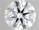 Del inventario de diamantes de laboratorio, 2.04 quilates, Redondo , Color D, claridad vs1 y certificado IGI