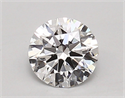 Lab Created Diamond 0.86 Carats, Round with ideal Cut, D Color, vvs2 Clarity and Certified by IGI