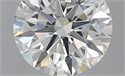 1.01 Carats, Round with Excellent Cut, J Color, SI1 Clarity and Certified by GIA