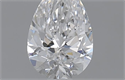 0.50 Carats, Pear D Color, SI1 Clarity and Certified by GIA