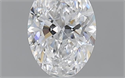 0.52 Carats, Oval D Color, VVS1 Clarity and Certified by GIA
