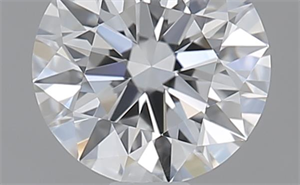 Picture of 0.51 Carats, Round with Excellent Cut, D Color, VS1 Clarity and Certified by GIA