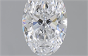 0.71 Carats, Oval D Color, SI1 Clarity and Certified by GIA