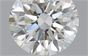 0.70 Carats, Round with Excellent Cut, J Color, SI1 Clarity and Certified by GIA