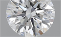 0.91 Carats, Round with Excellent Cut, F Color, VS1 Clarity and Certified by GIA