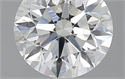 2.00 Carats, Round with Excellent Cut, I Color, SI1 Clarity and Certified by GIA