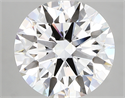 Lab Created Diamond 5.42 Carats, Round with ideal Cut, G Color, vs1 Clarity and Certified by IGI