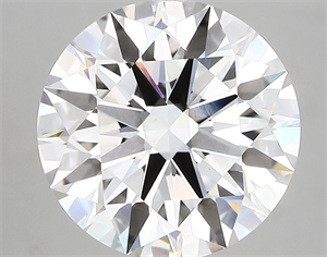 Picture of Lab Created Diamond 5.42 Carats, Round with ideal Cut, G Color, vs1 Clarity and Certified by IGI