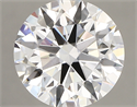 Lab Created Diamond 3.12 Carats, Round with ideal Cut, E Color, vvs2 Clarity and Certified by IGI