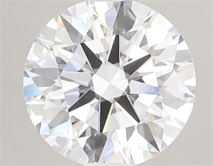 Picture of Lab Created Diamond 2.10 Carats, Round with ideal Cut, D Color, vvs2 Clarity and Certified by IGI