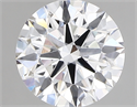 Lab Created Diamond 2.03 Carats, Round with ideal Cut, E Color, vs2 Clarity and Certified by IGI